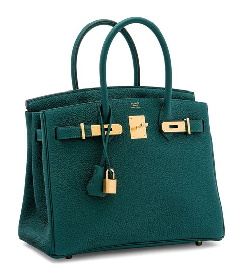 hermes birkin 30 green|Hermes Birkin 30 gold togo.